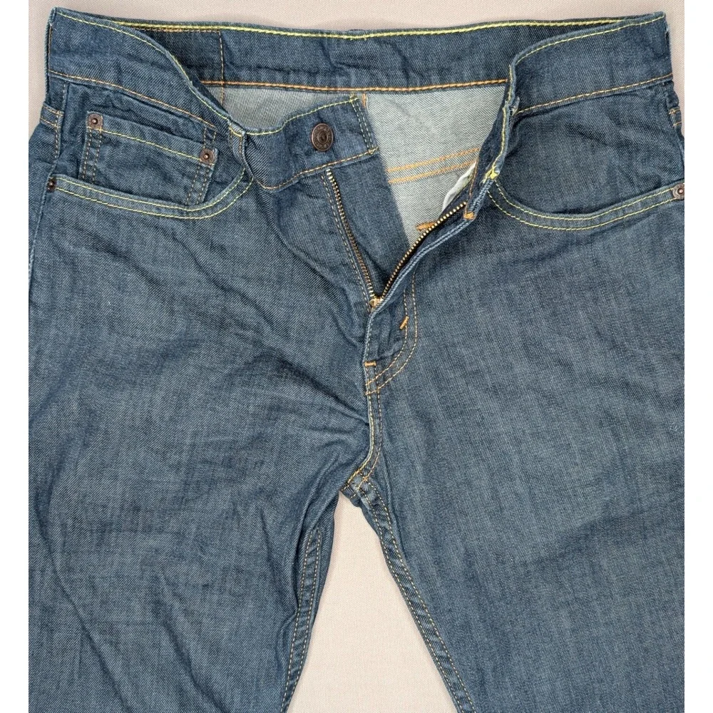 Levi's 511 Slim Jeans Men 32x30 Blue Medium Wash Straight Leg Denim